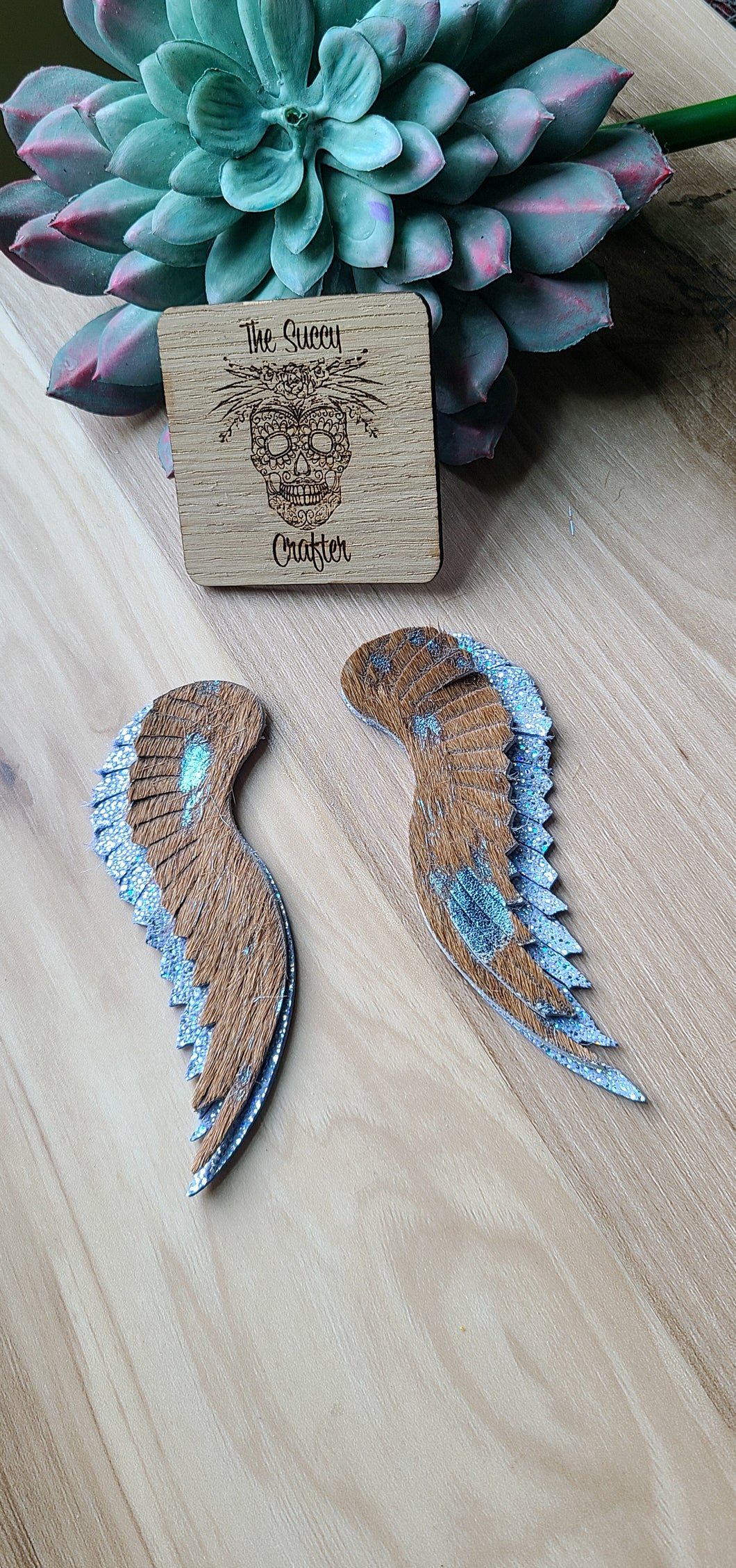 Blue acid wash HOH seraphina wings