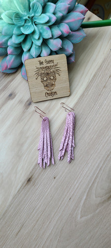 Light pink mini layered fringe