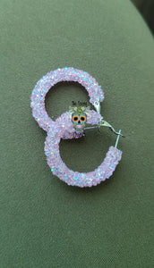 Lilac Chunky Rhinestone rope