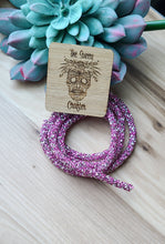 Load image into Gallery viewer, Pink &amp; silver chunky rhinestone rope