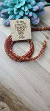 Load image into Gallery viewer, Red and gold chunky Rhinestone rope
