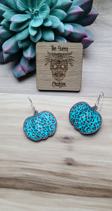 Turquoise leopard pumpkins