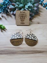 Load image into Gallery viewer, Leopard mama dangles