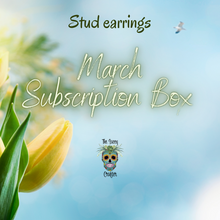 Load image into Gallery viewer, March stud subscription box