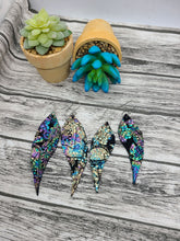 Load image into Gallery viewer, Rainbow floral paisly maven feather