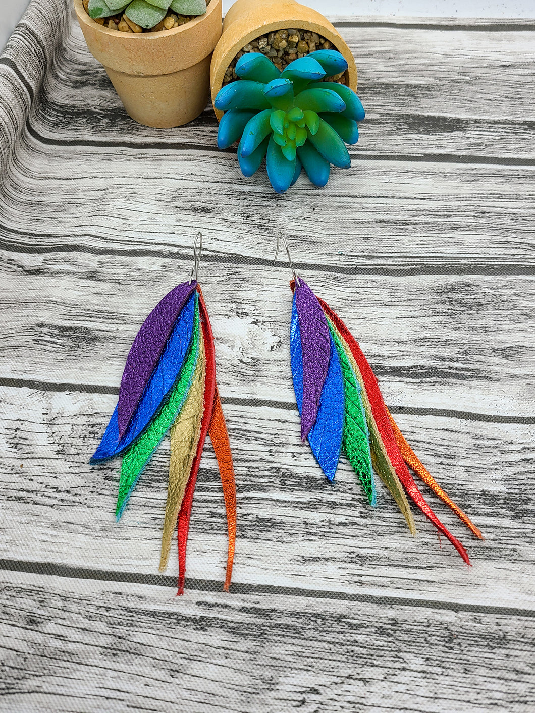 Metallic rainbow aubrielle