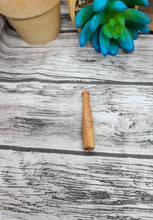 Load image into Gallery viewer, Baseball and softball earrings with wooden bat