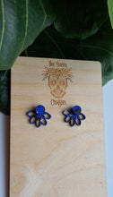 Load image into Gallery viewer, Wooden lotus ear jackets