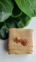 Load image into Gallery viewer, Wooden lotus ear jackets
