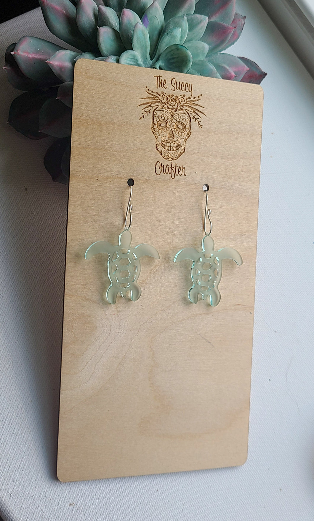 Acrylic sea turtles
