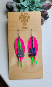 Neon rocker girl