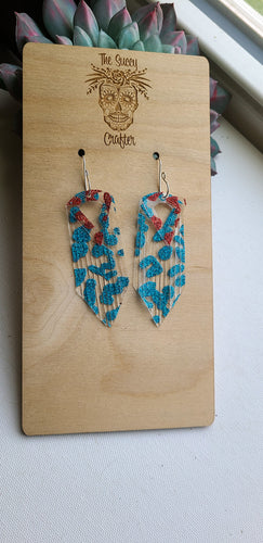 Red and blue leopard athena jellies (waterproof)