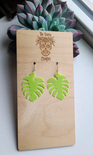 Green monstera leaf jelly (waterproof)