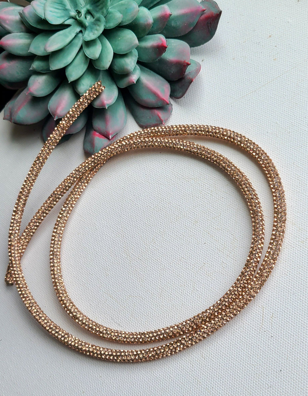 Champagne Rhinestone rope – The-Succy-Crafter