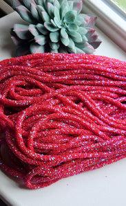 Red Glitter rope
