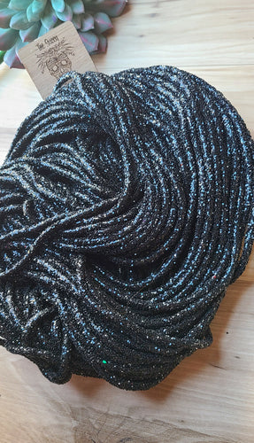 Black Glitter rope