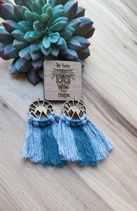The mountains are calling Macrame earrings