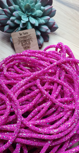 Magenta Glitter rope