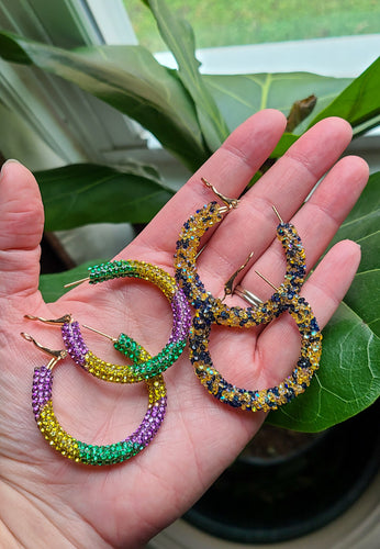 New rhinestone hoops
