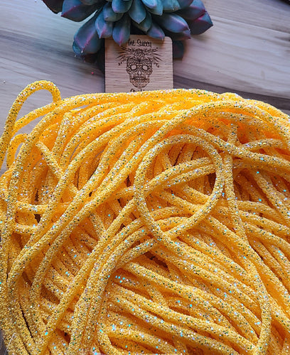 Canary yellow Glitter rope