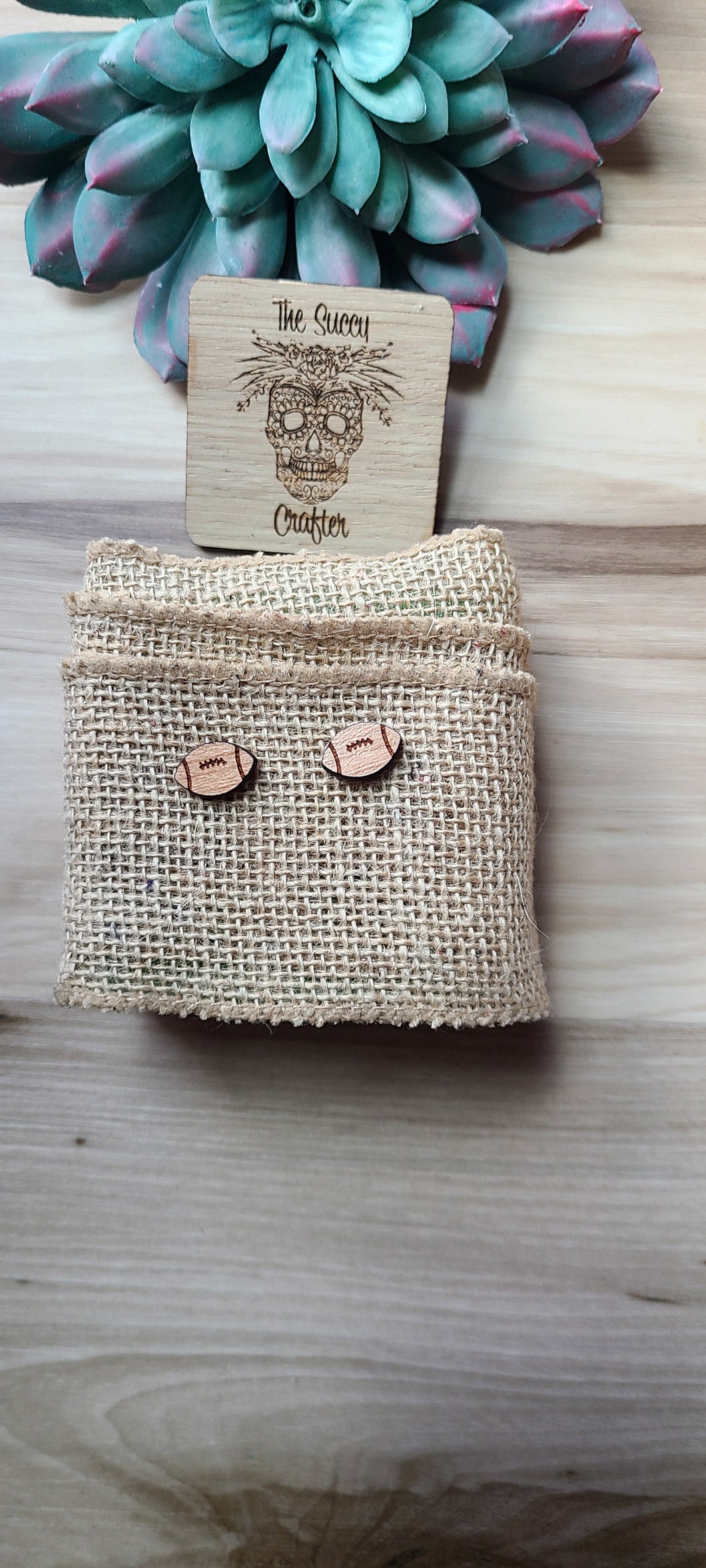 Wooden football Studs