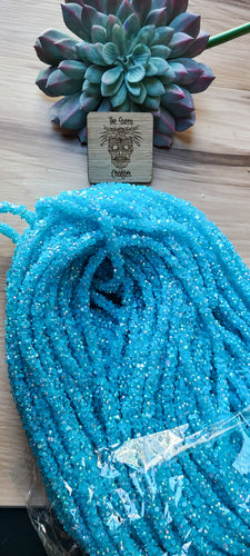 Azure blue super Chunky Rhinestone rope