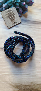 Midnight sky super chunky  Rhinestone rope