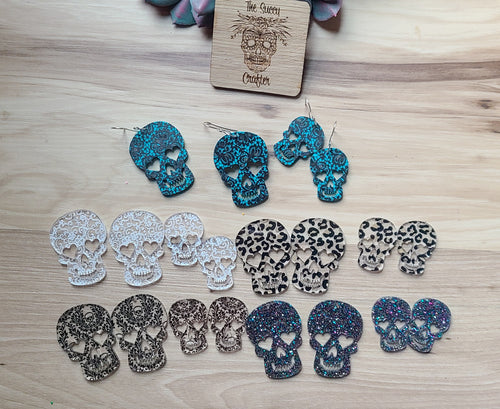 Acrylic printed skulls