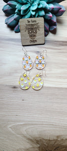 Acrylic easter teardrops