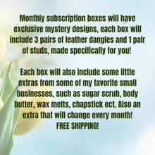 Load image into Gallery viewer, March stud subscription box