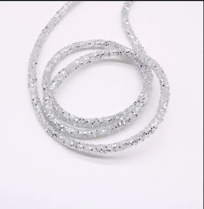 Silver Glitter rope